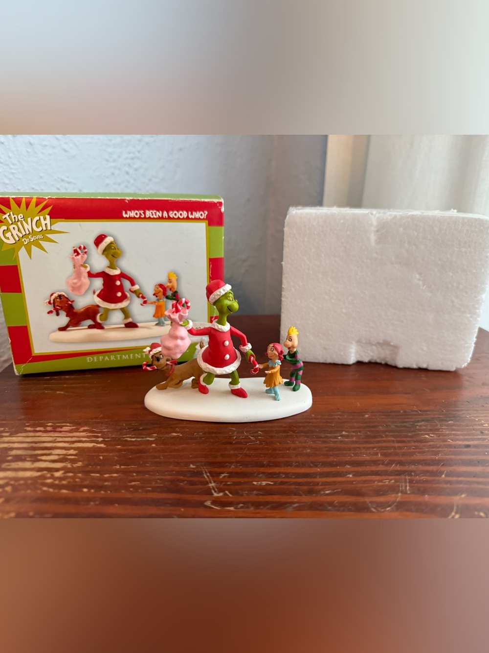 Department 56 The Grinch “Who’s been a good who?“